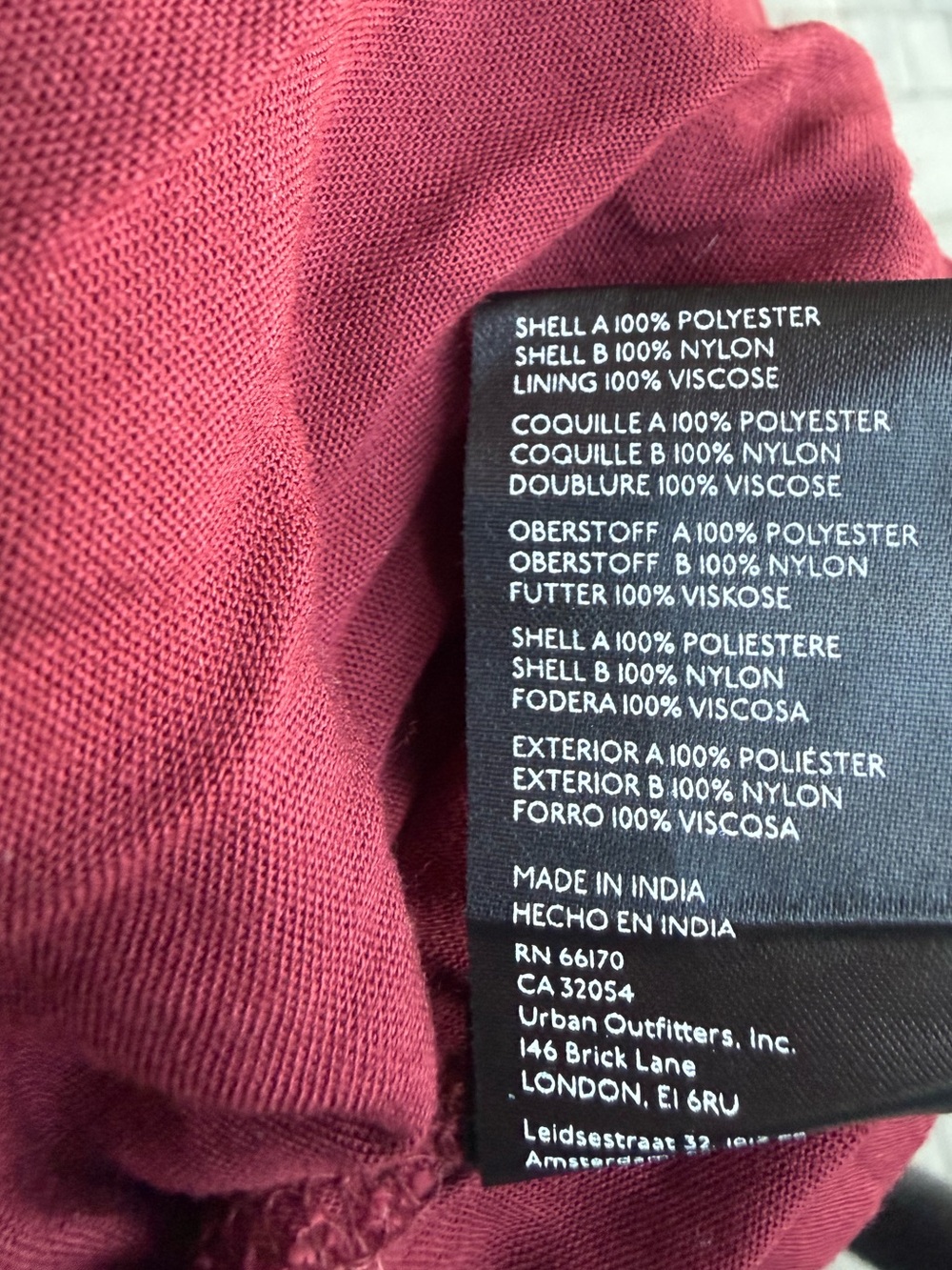 Free People Lace Velvet Skater Dress - Burgundy - Picture 9 of 10